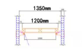 Warehouse Push Back Drive In Pallet Racking High Density Space Efficient Type