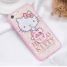 Hard PC + Silicone Side Cute Cat Ring Buckle Back Cover Cell Phone Case For iPhone 7 7 Plus 6 6s Plus for sale