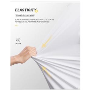 White Quick Dry Short Sleeve Plain Men's Sport T-Shirts with 7 Days Sample Order