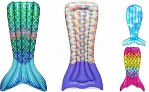 Wholesale Super Durable Inflatable Mermaid Tail , Mermaid Inflatable Pool Floats Convenient from china suppliers