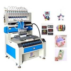 Automatic Glue Dispenser Custom PVC Keychain Toy Doll Making Machine