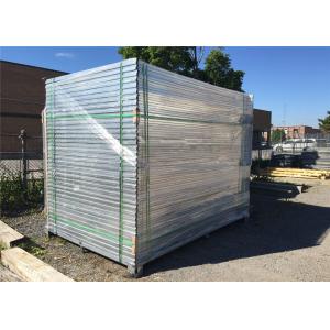 1800mm x 2900mm HDG powder coated temporary construction site fence panels