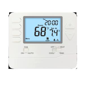 Anti-Flammable ABS PC Non Programmable Thermostat For Digital Temperature