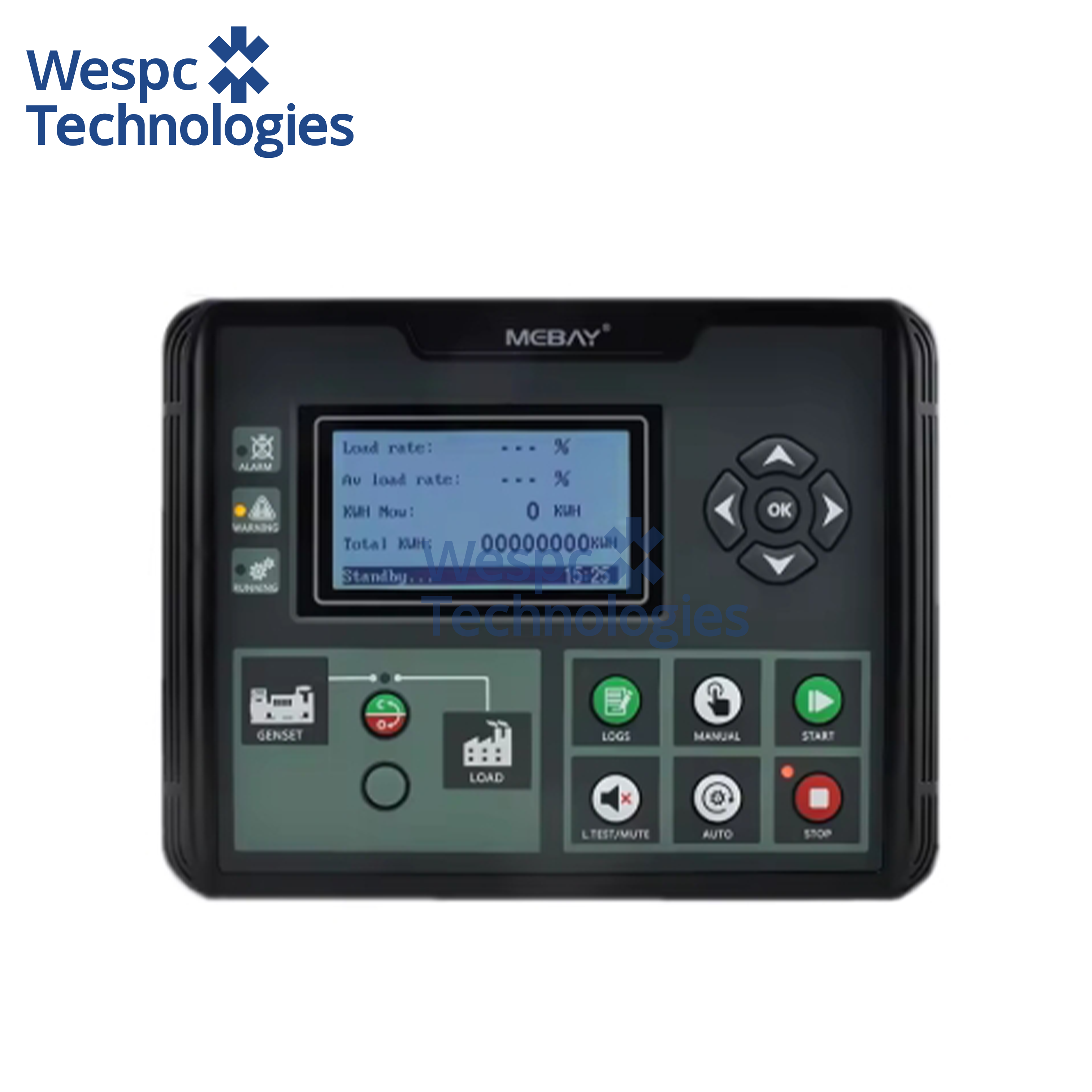 WESPC Original DC50CR Remote ECU Engine Genset Controller DC50CR CAN Port