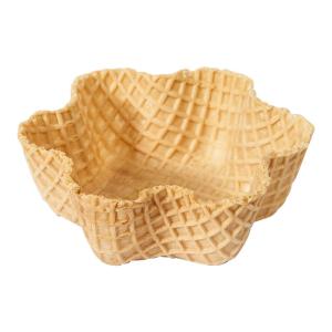 Wholesale CE Crispy Tart Chocolate Waffle Cones 92mm Caliber , Custon Size from china suppliers