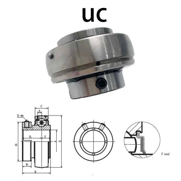 Precision Engineered insert ball bearing For Seamless Integration Ex311-32 G2 50.8X120X73/55.6mm