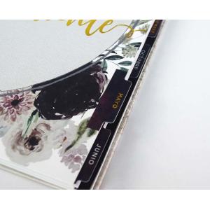 CMYK A5 Hardcover Notebook Printing Gold Spiral Weekly Daily Planner 80 Sheets