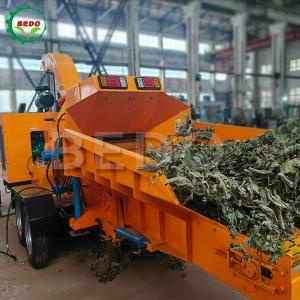 Strong Power Self-Feeding Garden Waste Leaves Tree Branch Shredder Machine