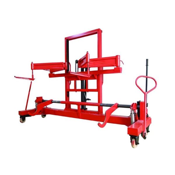 Classic Hydraulic Textile Heald Frame warp beam trolley hydraul transport cart
