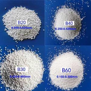 25KG Wet Or Dry Airblast Ceramic Bead Blasting B20 B30 B40 Metal Surface Finish