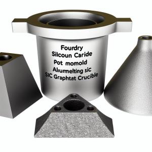 Synergistic Composite Structure Foundry Silicon Carbide Graphite Crucible for