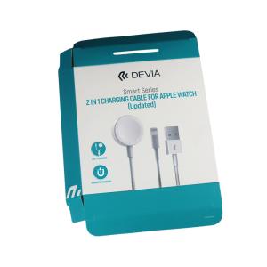 Recyclable Folding Custom Paper Packaging Box 8 Cm X 8 Cm X 4 Cm For Electronics