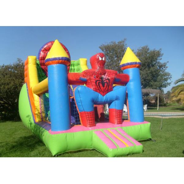 Quality Inflatable Spider Man Jumping House , Inflatable Bouncer Jumping Bouncy for sale