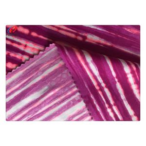 Warp Knit Print Nylon Spandex Fabric For Underwear Yoga Suit