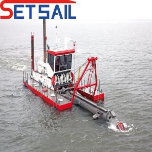 Maximum Dredging Depth 13 Meter 16 Inch Cutter Suction Dredger with Cummins