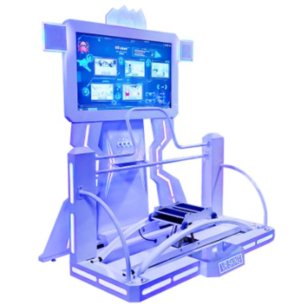 9D VR Ski Simulator with Metal Material for Indoor Commercial Use Featuring