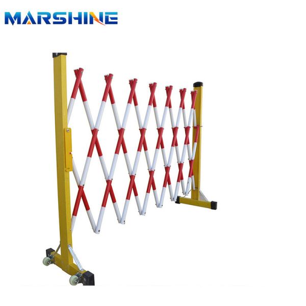 Road Isolation Retractable Fence With 0.3-3.2m Width Adjustable Flexible Barrier
