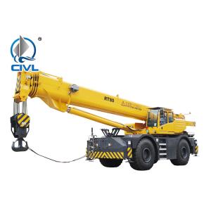 China Heavy Construction Machinery RT80 80 Ton All Wheel Drive Big Rough Terrain Tractor Crane on sale