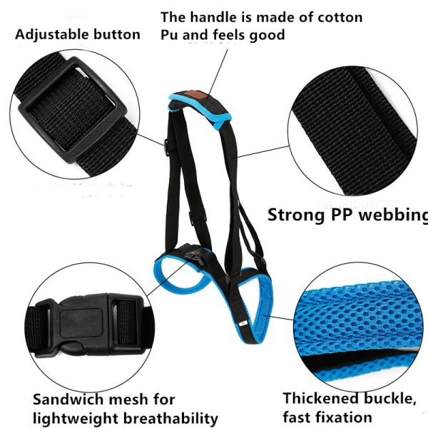 Auxiliary Belt Leg Support Pet Harness Leash For Disability Injury High Aged Dog