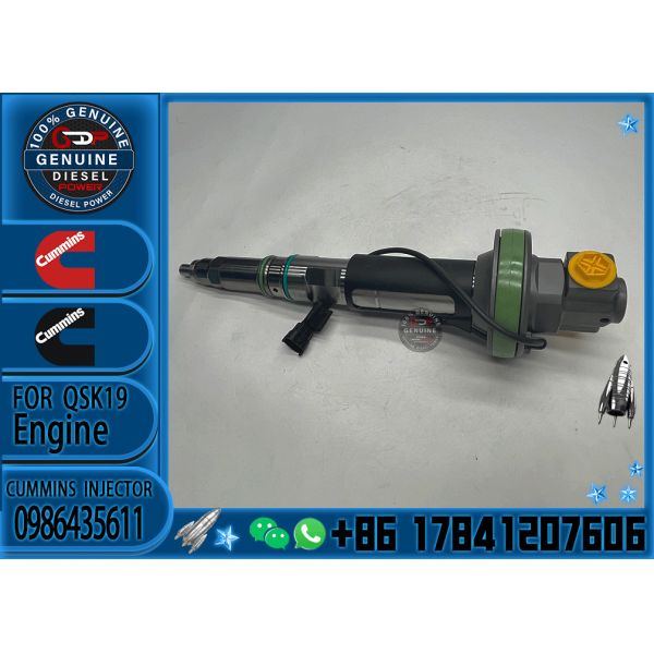 Fuel Injector 0986435616 0986435905 0986435612 0986435611 For QSK19 QSK38 QSK50 QSK60 Engine