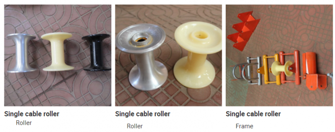 Galvanized Triple Aluminum ISO Cable Corner Roller