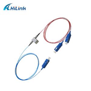 1x2 Fiber Mechanical Optical Switch 2 Ports P1 Blue P2 RED P3 Black New