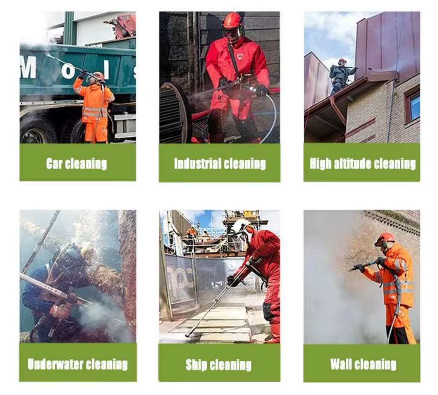Breathable Mesh Lining Hydro Jetting Suit High Visibility Waterproof Work Clothing Adjustable
