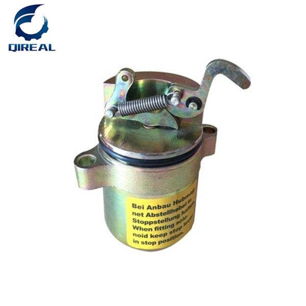 12 / 24V Stop Solenoid BF4M1011F Excavator Spare Parts 04272733