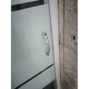 White Painted Profile Pivot Door Shower Enclosures 90X190cm