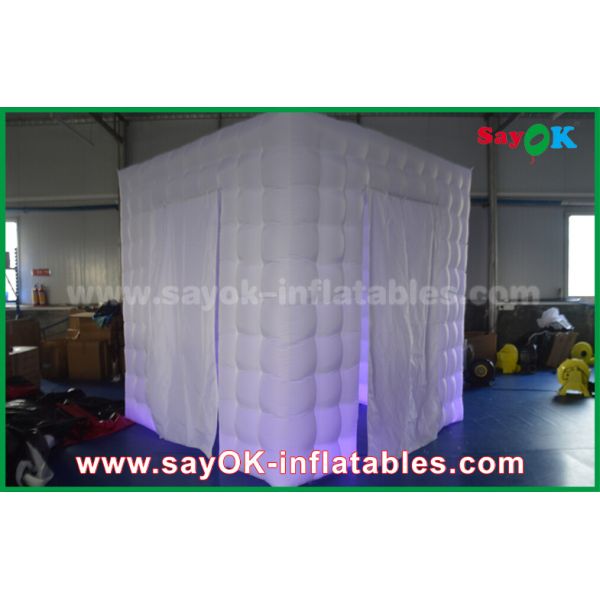 Inflatable Photo Booth Hire 210D Oxford Two Doors Led Inflatable Photo Booth 2