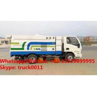 China Factory sale good price Shangqi Yuejin 4*2 LHD gasoline smallest street sweeping vehicle,smallest road sweeper truck for sale