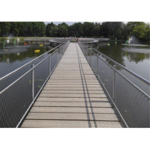 Public Square Balustrade Cable Mesh SUS 316 1.2 Mm
