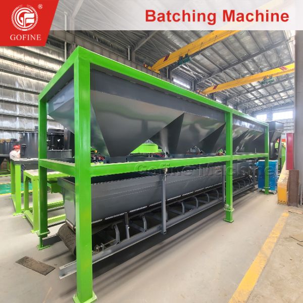 Quality Fully Automatic 6 Hoppers Batching System Fertilizer Batching Machine for sale