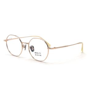 MD124 Metallic Optical Frames in Round Shape Metallic Design