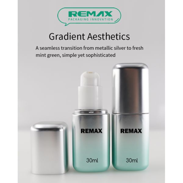 Stylish Gradient Color 30ml Lotion Pump Bottle Portable Refillable Empty Cosmetic Container
