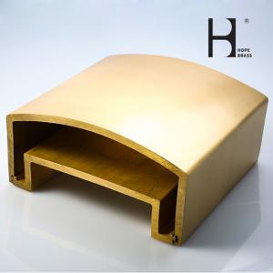 ODM Chrome Plating Surface C38500 Brass Handrails For Stairs