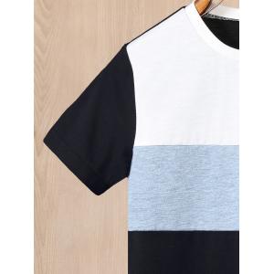 Casual Children Clothing Set Breathable With Short Sleeve Cartoon Pattern Type