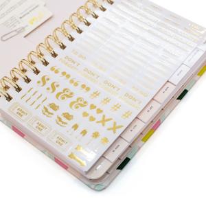 B5 Spiral Personalized Hardcover Notebook 100g Printing Planner