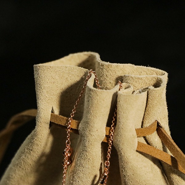 Daily Jewelry Packaging Microfiber Suede Drawstring Gift Bag