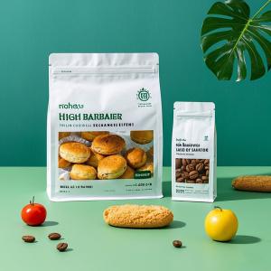 High Barrier Eight Side Sealing Flat Bottom Bag Eco-Friendly & Custom Printed