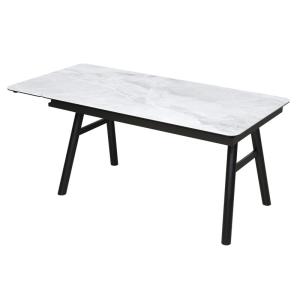 High Stability 850mm Ceramic Extendable Dining Table With Smooth Surface