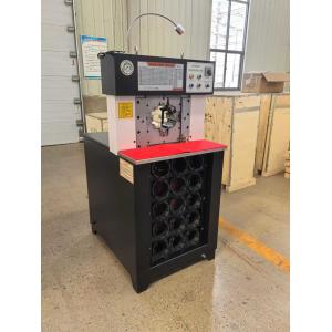 China Black Color 3 Inch Button Control System Large Range Ac Hydraulic Hose Crimping Machine Air Conditioning Hose Crimper on sale