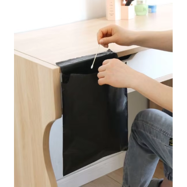 Paste Garbage Bag Shrink Bag Disposable Self-adhesive Recyclable PE Material Household Car Diapers Tampon Liquid Soap
