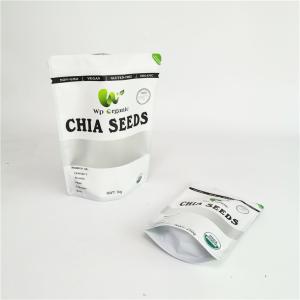 Digital Printing Chia Seeds Tea Packaging Bag Food Grade Resealable Tea Pouch