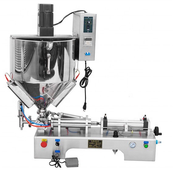 Medical Semi Automatic Filling Machine for Cream Jelly Honey Mixing 100 ml