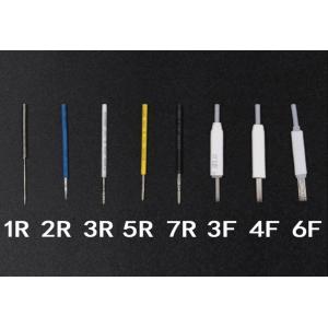Wholesale 1R Permanent Makeup Eyebrow Needles / 1 Prong Round Mosaic Needle from china suppliers