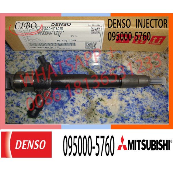 Genuine new 4m41 common rail injector 095000-5760 1465A054 L200 diesel injector