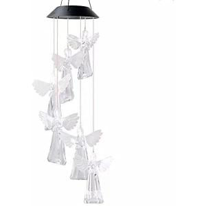 60lm Solar Wind Chime Light Color Changing 2700K Soft Warm White