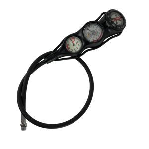 Submersible Scuba Diving Console Compass Depth Triplet Pressure Gauge for