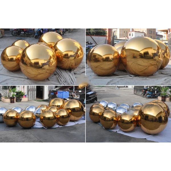 Outdoor Affordable Big Shiny Balls Inflatable Silver Smooth Shiny Ballse Balls for Event